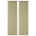 ROSENROBINIA sheer curtains, 1 pair, light olive-green, 300x145 cm