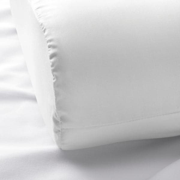 ROSENSKÄRM - Pillowcase for ergonomic pillow, white