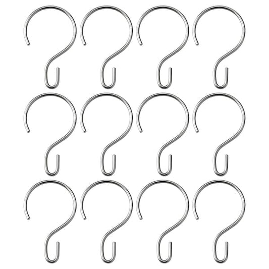 Ikea RUDSJÖN - Shower curtain rings, stainless steel colour ,