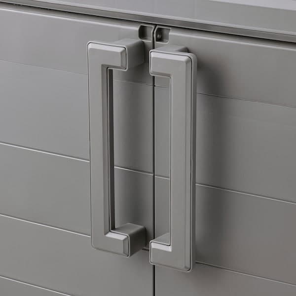 Ikea RUNMARÖ - Cabinet with doors, dark grey inside/outside, 80x44x100 cm , 80x44x100 cm