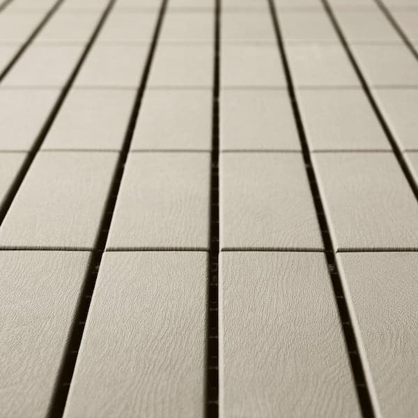 RUNNEN - Floor decking, outdoor, beige, 0.81 m² - best price from Maltashopper.com 90476734