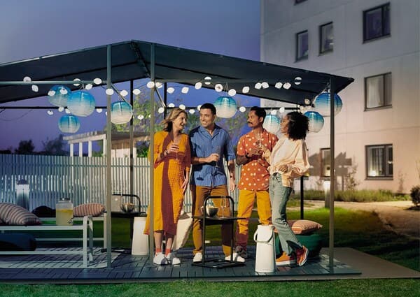 RUNNEN - Floor decking, outdoor, dark grey, 0.81 m² - Premium Flooring & Carpet from Ikea - Just €25.99! Shop now at Maltashopper.com