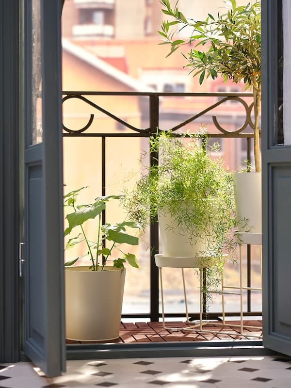 RUNNEN - Floor decking, outdoor, brown stained, 0.81 m² - best price from Maltashopper.com 90234226
