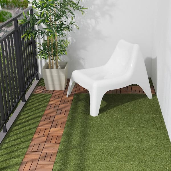 RUNNEN - Floor decking, outdoor, artificial grass, 0.81 m² - best price from Maltashopper.com 50313131