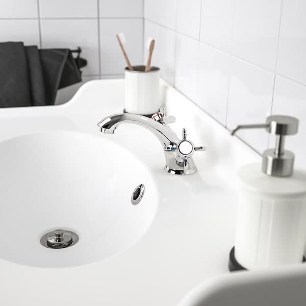 RUNSKÄR Sink mixer/drain valve - chromed , - best price from Maltashopper.com 50262122