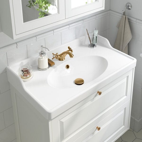 Ikea RUNSKÄR - Washbasin mixer, brass-coloured