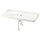 RUTSJÖN - RUTSJÖN Wash-basin with water trap, white, 102x49 cm