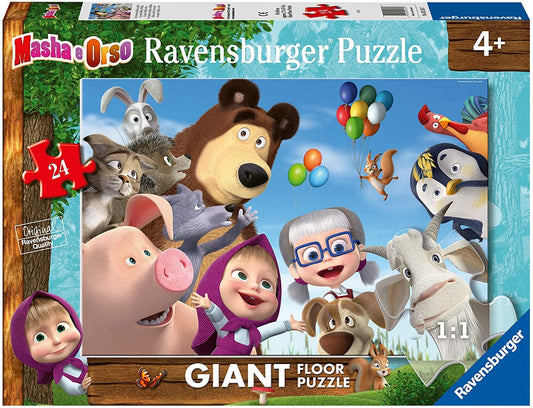 24 Piece Giant Floor Puzzle - Masha and the Bear
