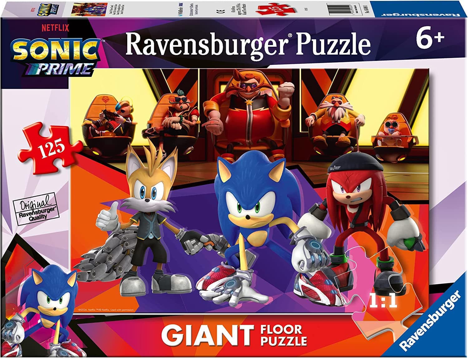 Giant 125 Piece Floor Puzzle - Sonic