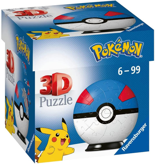 54 Piece 3D Puzzle - Pokémon: Mega Ball