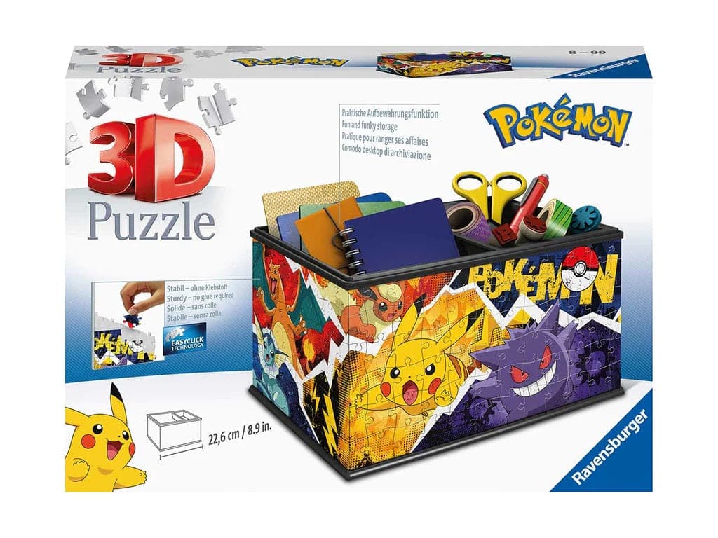 216 Piece 3D Puzzle - Storage Box: Pokemon