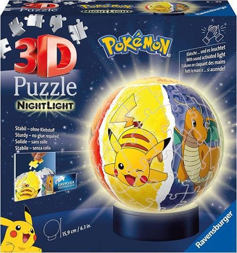 72 Piece 3D Puzzle - Nightlamp Pokemon