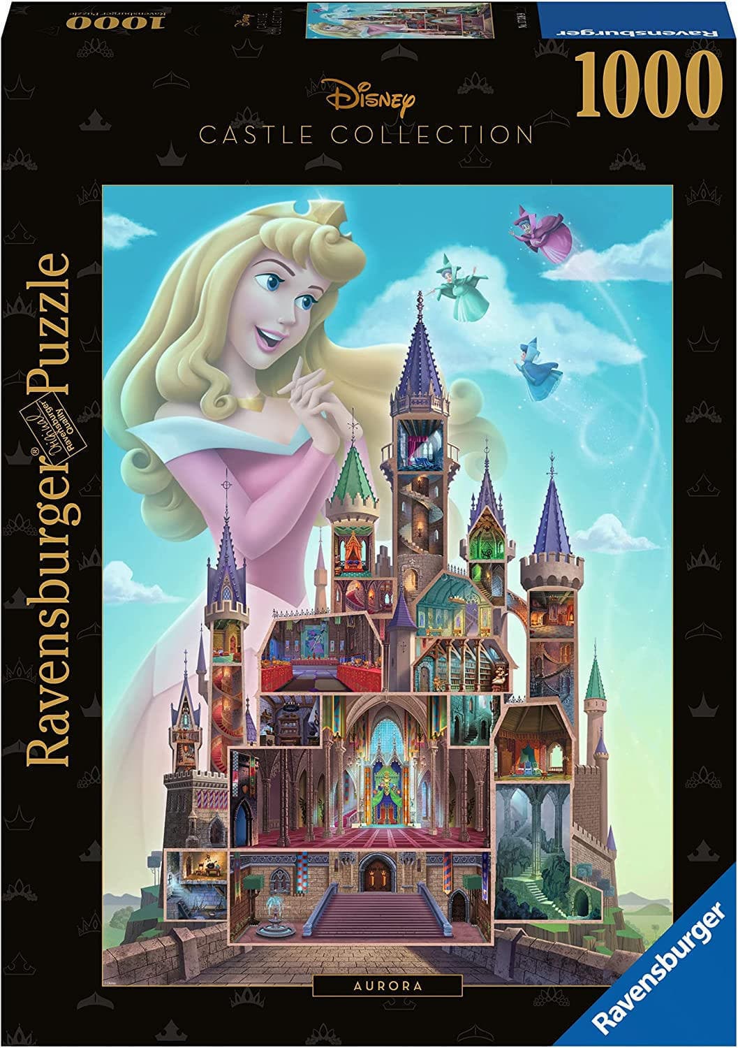 1000 Piece Jigsaw Puzzle - Disney Castles: Aurora