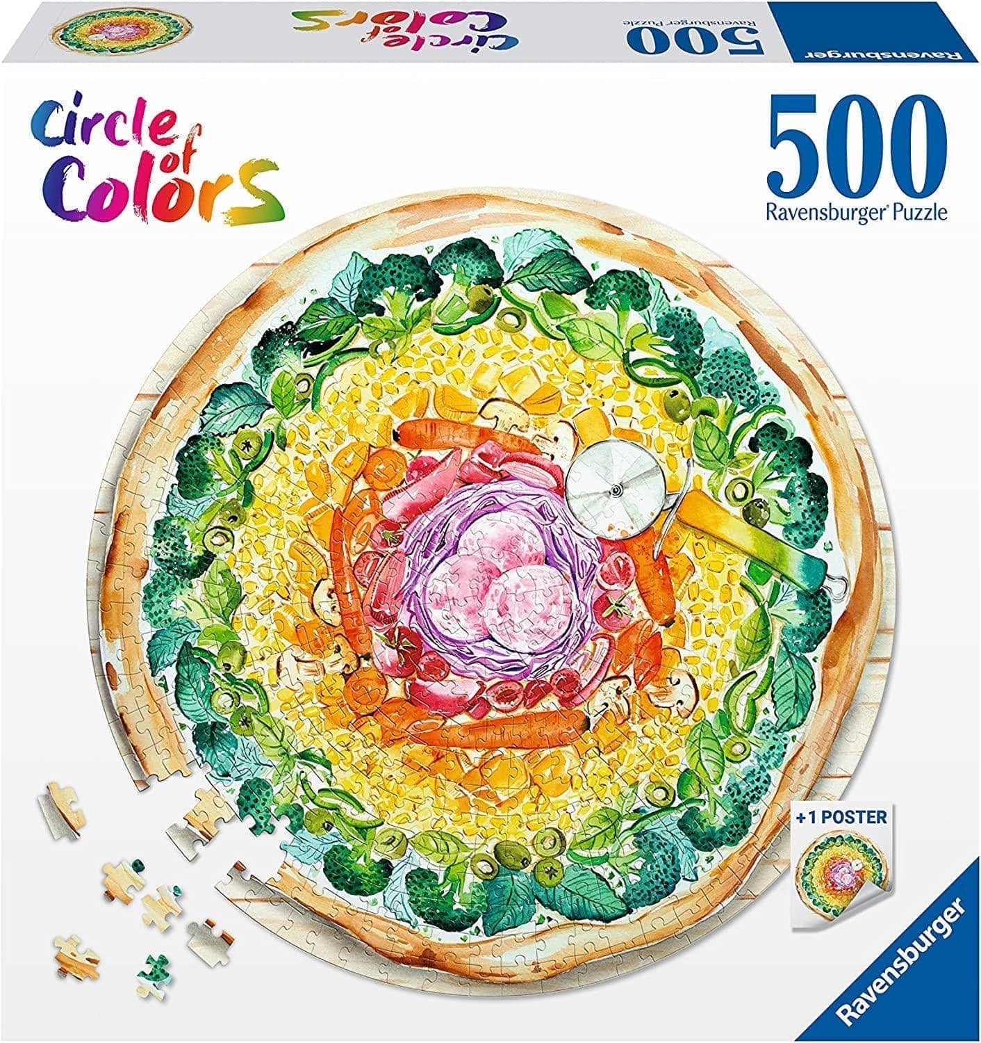 Toys Puzzle da 500 Pezzi - Circle of Colors: Pizza