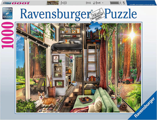 1000 Piece Jigsaw Puzzle - Little House in the Redwoods