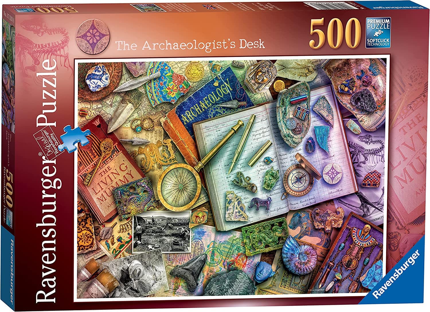 Toys 500 Piece Jigsaw Puzzle - The Archaeologist&#39s Desk