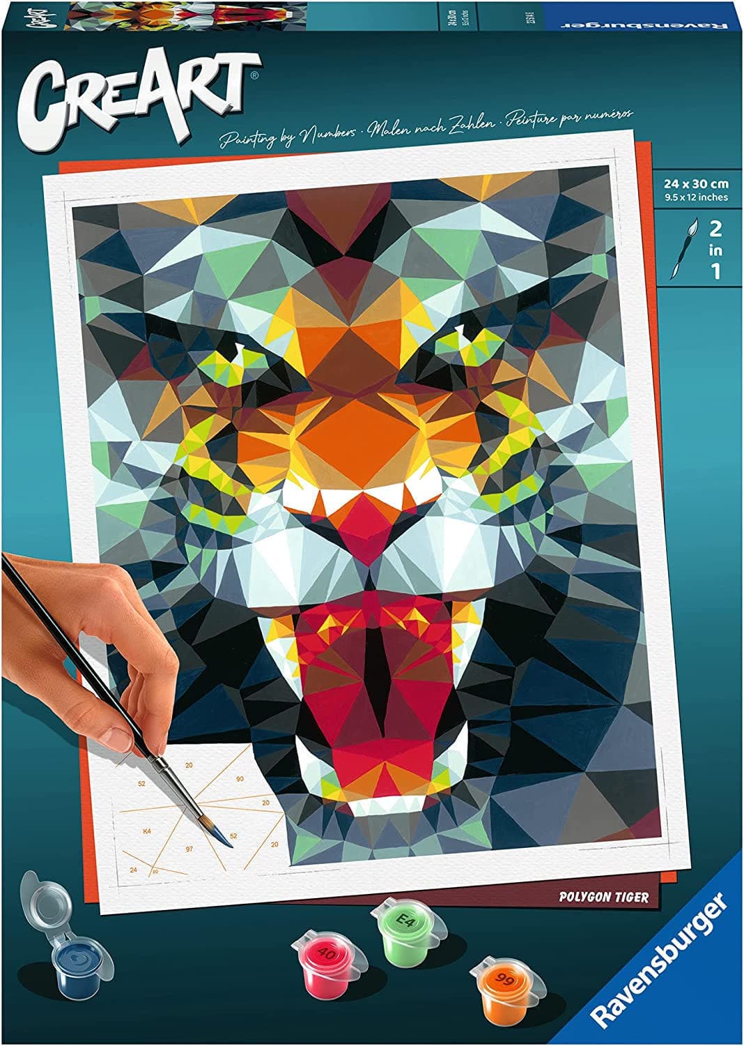 CreArt Serie Trend C - Polygon Tiger