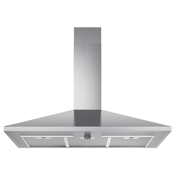 RYTMISK Hood to be fixed to the wall - stainless steel 90 cm , 90 cm - best price from Maltashopper.com 70389342