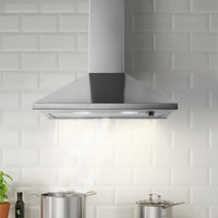 RYTMISK Hood to be fixed to the wall - stainless steel 60 cm , 60 cm - best price from Maltashopper.com 80388969