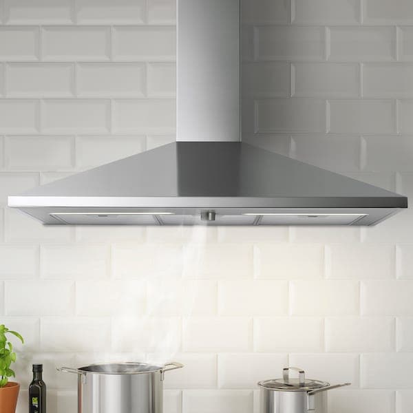 RYTMISK Hood to be fixed to the wall - stainless steel 90 cm , 90 cm - best price from Maltashopper.com 70389342