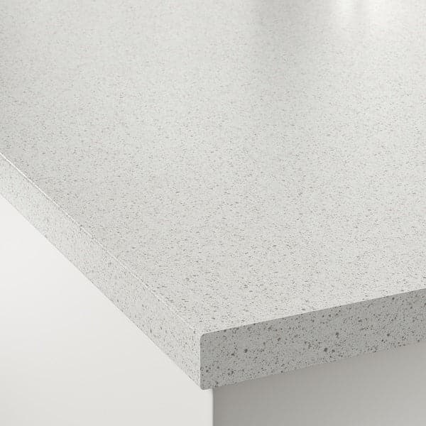SÄLJAN - Worktop, white stone effect/laminate, 186x3.8 cm - best price from Maltashopper.com 50283054