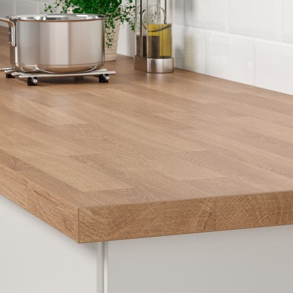 Ikea SÄLJAN - Worktop, oak effect/laminate, 186x3.8 cm