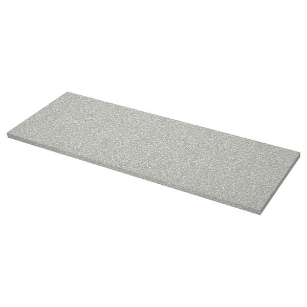 SÄLJAN - Worktop, light grey mineral effect/laminate, 246x3.8 cm