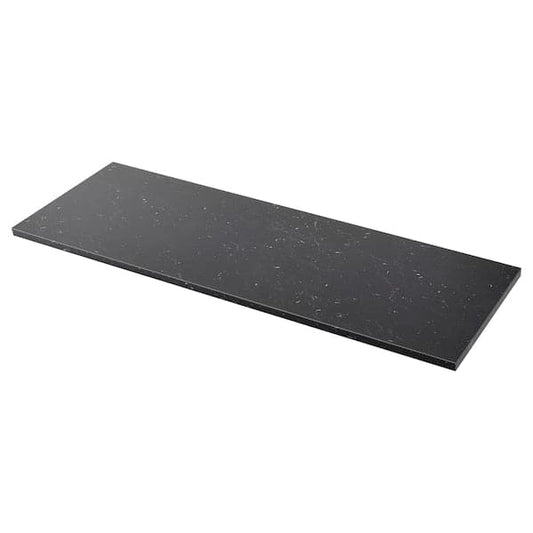 SÄLJAN - Worktop, black marble effect/laminate, 246x3.8 cm - best price from Maltashopper.com 00335687