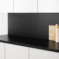 SÄLJAN - Worktop, black mineral effect/laminate, 246x3.8 cm - best price from Maltashopper.com 70202212