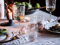 SÄLLSKAPLIG - Wine glass, clear glass/patterned, 27 cl - Premium  from Ikea - Just €16.99! Shop now at Maltashopper.com