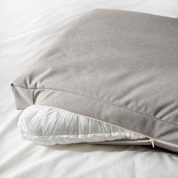 Ikea SAGESUND - Upholstered bed frame, Diseröd brown/Lindbåden, , 160x200 cm
