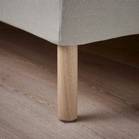 SAGESUND - Upholstered bed frame, Diseröd brown/Lönset, , 90x200 cm - best price from Maltashopper.com 89496506