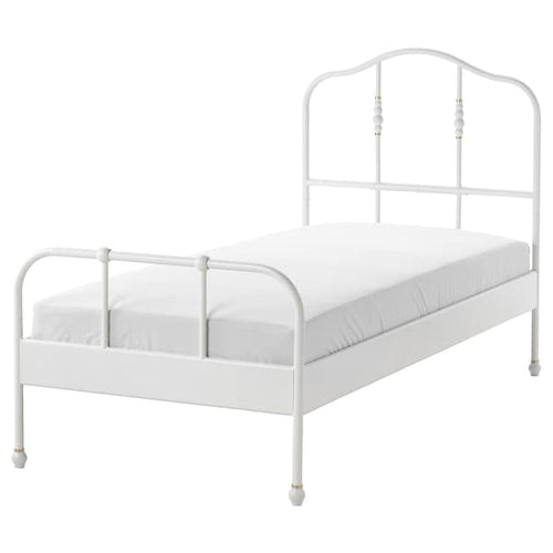 SAGSTUA Bed structure - white/Leirsund 90x200 cm