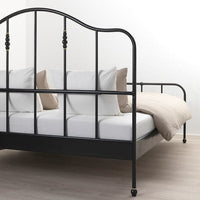 SAGSTUA Bed structure - black/Leirsund 160x200 cm , 160x200 cm - Premium Beds & Bed Frames from Ikea - Just €427.99! Shop now at Maltashopper.com