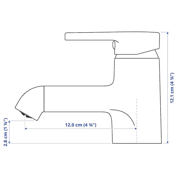 Ikea SALJEN Sink mixer - black ,