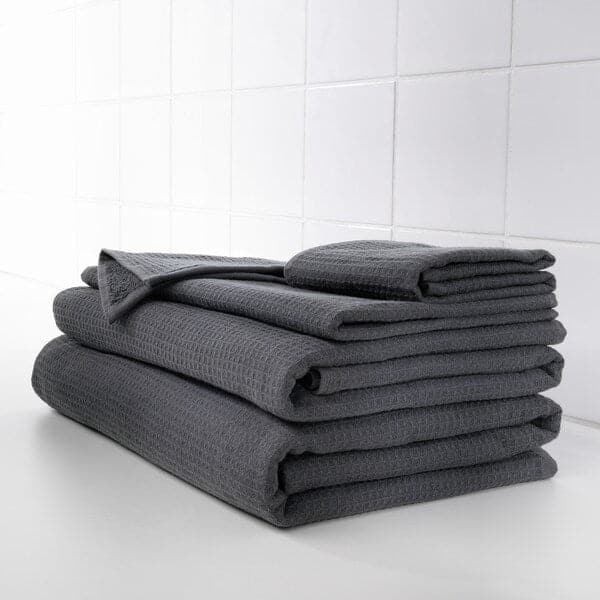 SALVIKEN Guest towel - anthracite 30x50 cm , 30x50 cm - best price from Maltashopper.com 50349347