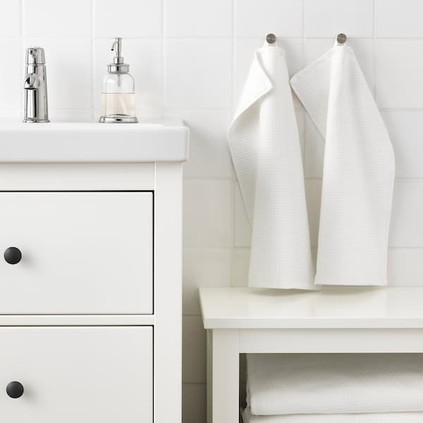 Ikea SALVIKEN Guest towel - white 30x50 cm , 30x50 cm
