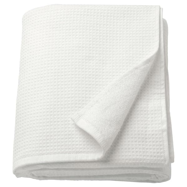 SALVIKEN - Bath sheet, white, 100x150 cm