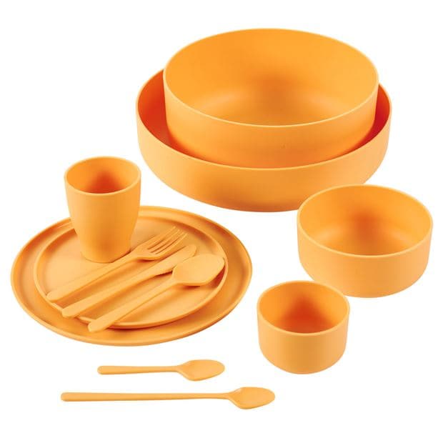 SAMBA 3-piece cutlery set yellow - best price from Maltashopper.com CS669711