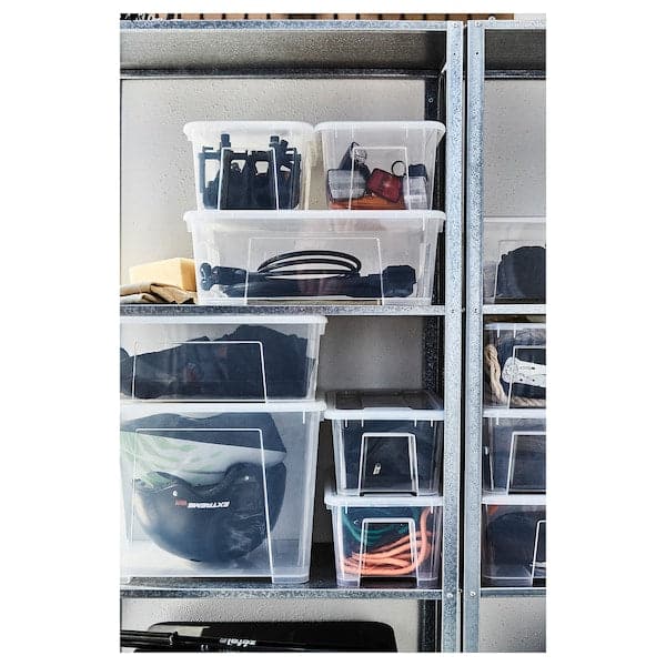 SAMLA - Box, transparent, 39x28x14 cm/11 l - best price from Maltashopper.com 40102978