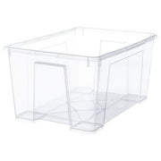 Ikea SAMLA - Box, transparent, 56x39x28 cm/45 l