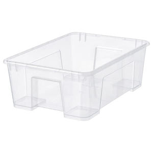 Ikea SAMLA - Box, transparent, 39x28x14 cm/11 l