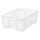 SAMLA - SAMLA Box, transparent, 39x28x14 cm/11 l