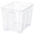 SAMLA - SAMLA Box, transparent, 39x28x28 cm/22 l