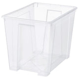 SAMLA box, transparent, 56x39x42 cm/65 l
