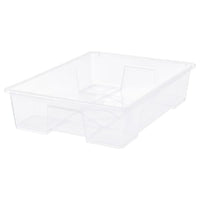 SAMLA - Box, transparent, 78x56x18 cm/55 l - best price from Maltashopper.com 00130129