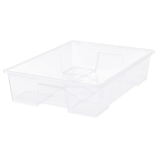 SAMLA - Box, transparent, 78x56x18 cm/55 l - best price from Maltashopper.com 00130129