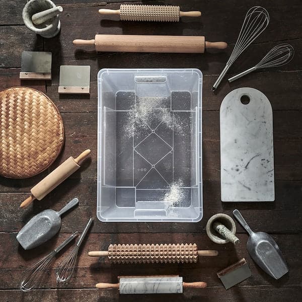 SAMLA - Box, transparent, 56x39x28 cm/45 l - best price from Maltashopper.com 30102974