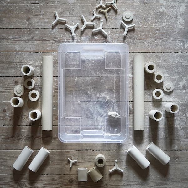 Ikea SAMLA - Box, transparent, 39x28x14 cm/11 l