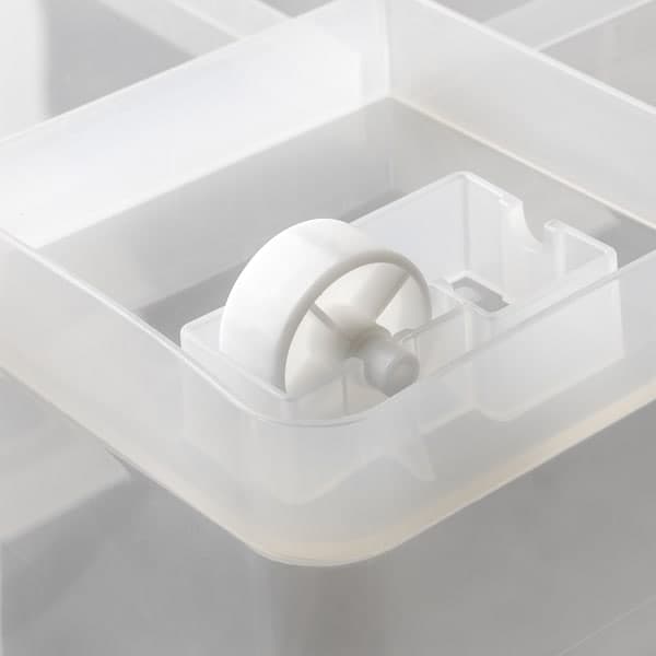 SAMLA - Box, transparent, 78x56x43 cm/130 l - best price from Maltashopper.com 90102971